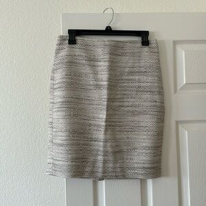 Ann Taylor Textured Multicolored Pencil Skirt Size 4 Petite